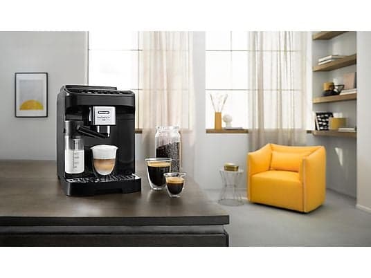 DELONGHI Magnifica Evo ECAM290.61.B - 4 Kaffeespezialitäten, 5 Direktwahltasten, cremiger Milchschaum, einfache Bedienung, Kaffeevollautomat Schwarz - Image 5