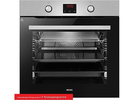 KOENIC KBO 511-1 M A1 Pyrolyse, Einbaubackofen (Einbaugerät, 77 l, 595 mm breit) - Image 5
