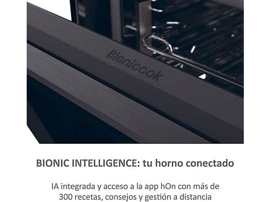 Horno - Haier H6 ID46G3YTB ID Series 4, Multifunción, Pirolítico e hidrolítico, 78 l, 59.5 cm, Negro - Image 6