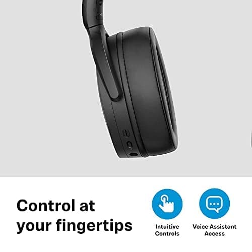 Sennheiser HD 450BT Wireless Headphones with Active Noise Reduction, Black - Image 7
