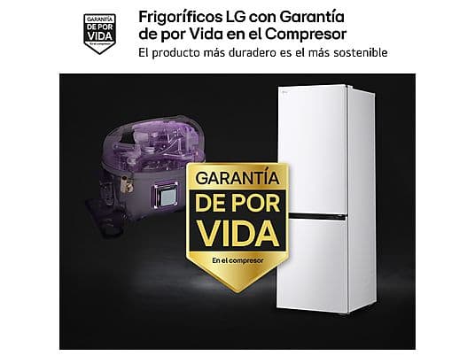 Frigorífico combi - LG GBBSJ10DSW, No Frost, 186 cm, 333 l, DoorCooling+™, Multi Air Flow™, Blanco - Image 4