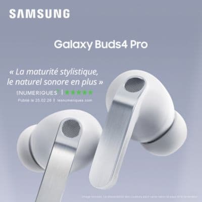 Ecouteurs SAMSUNG Galaxy Buds4 Pro Noir - Image 2