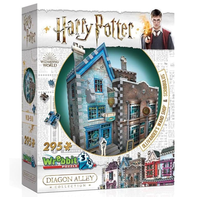HARRY POTTER - PUZZLE 3D - OLLIVANDERS AND SCRIBBULUS 295 PIECES - Image 4