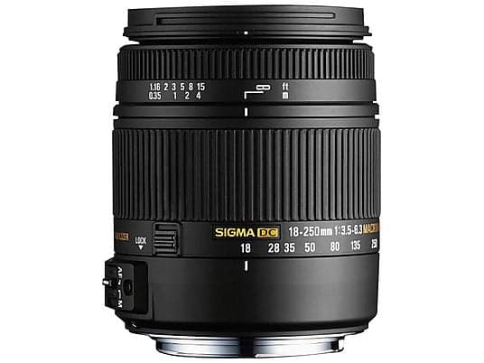 SIGMA 883954 18-250 DC MACRO OS CANON 18 mm - 250 mm f/3.5-6.3 DC, OS, HSM (Objektiv für Canon EF-Mount, Schwarz) - Image 4