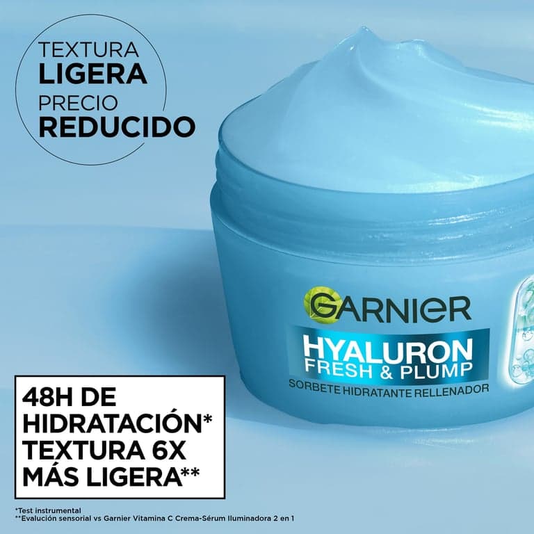 Garnier    

            Hyaluron Fresh&Plump Sorbete Hidratante Rellenador - Image 3