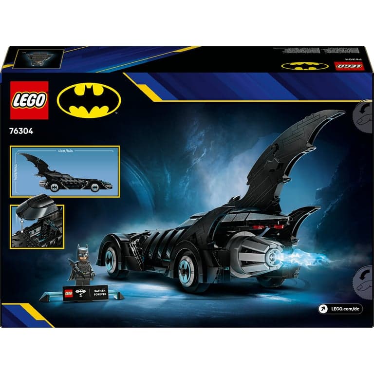 Juego de construcción Batmóvil de Batman Forever LEGO Super Hero - 76304 - Image 8