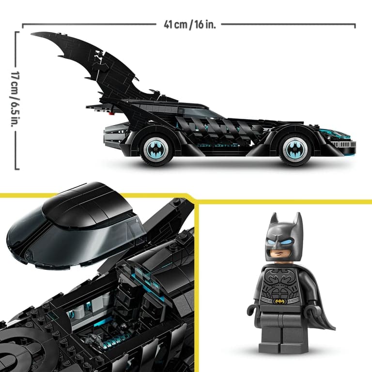Juego de construcción Batmóvil de Batman Forever LEGO Super Hero - 76304 - Image 5