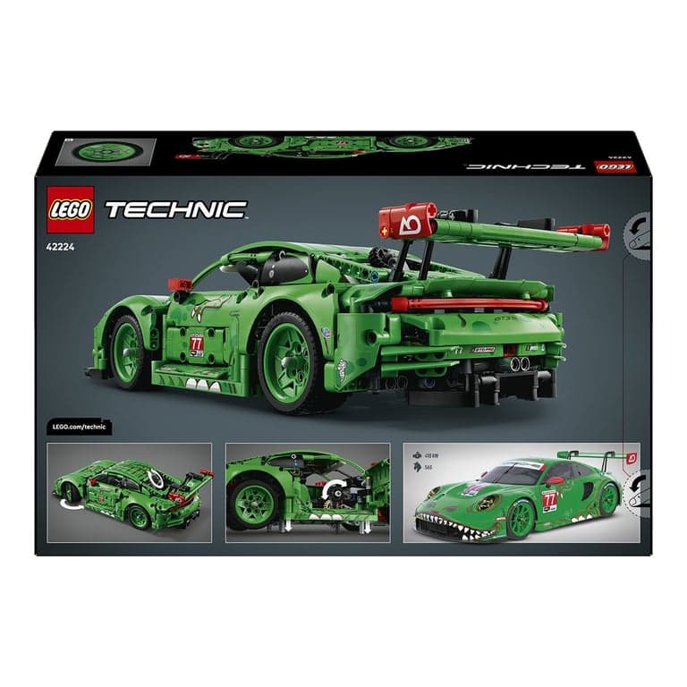 Juego de construcción Coche Porsche 911 GT3 R REXY AO Racing LEGO Technic - 42224 - Image 3