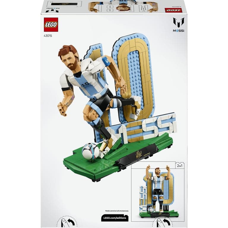 Juego de construcción Lionel Messi: Leyenda del Fútbol LEGO Editions Football - 43015 - Image 7