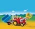 FERMIER AVEC TRACTEUR ET REMORQUE - 6964 - Image 4