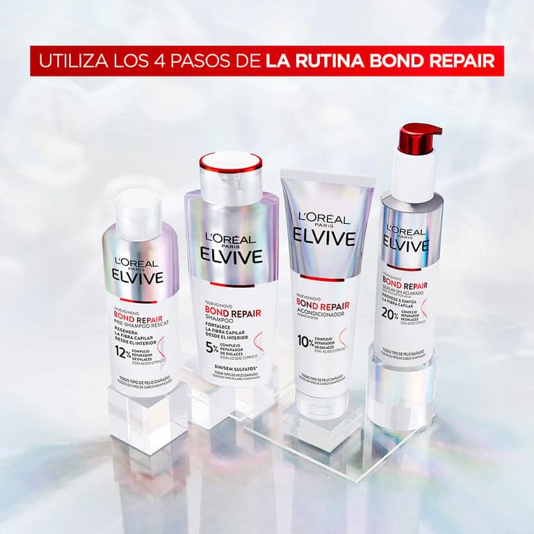 L'Oréal París    

            ELVIVE Bond Repair Champú Fortificante - Image 3