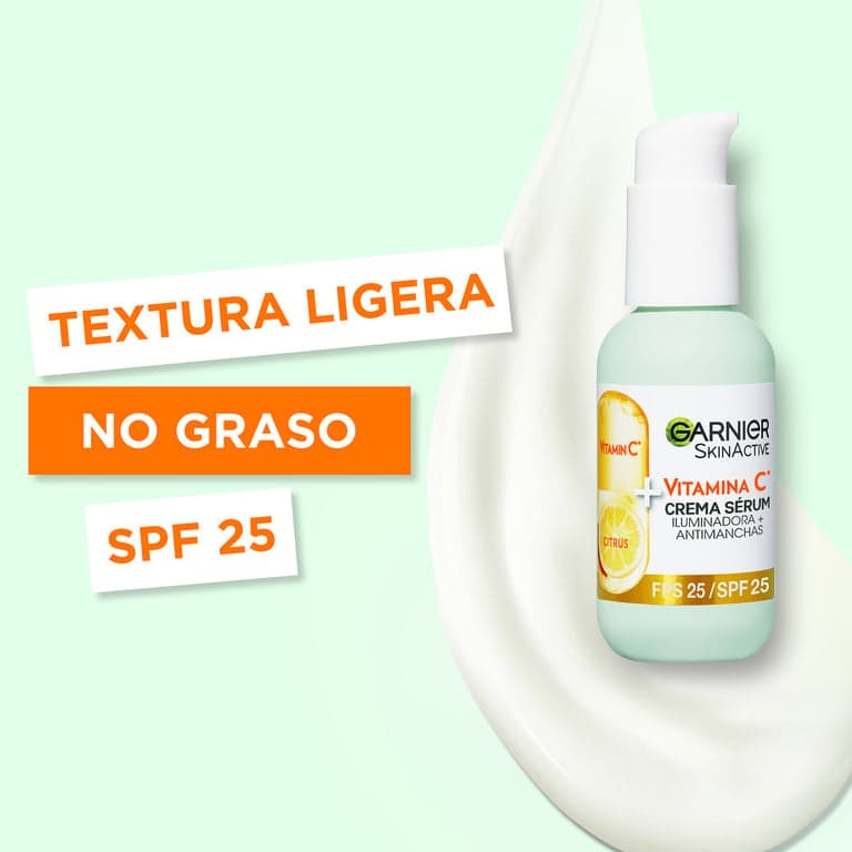 Garnier    

            Skin Active Vitamina C Crema Serum Iluminador Antimanchas - Image 5
