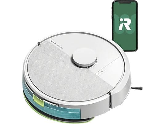 Robot friegasuelos - iRobot Roomba® 105 Combo Y311240, 12.8V, 200 ml, Autonomía 2h, Blanco - Image 2