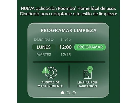 Robot friegasuelos - iRobot Roomba® 105 Combo Y311240, 12.8V, 200 ml, Autonomía 2h, Blanco - Image 6
