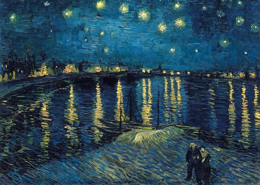 Puzzle 1000 Piezas  Arte Van Gogh: Noche Estrellada Ravensburger - Image 2