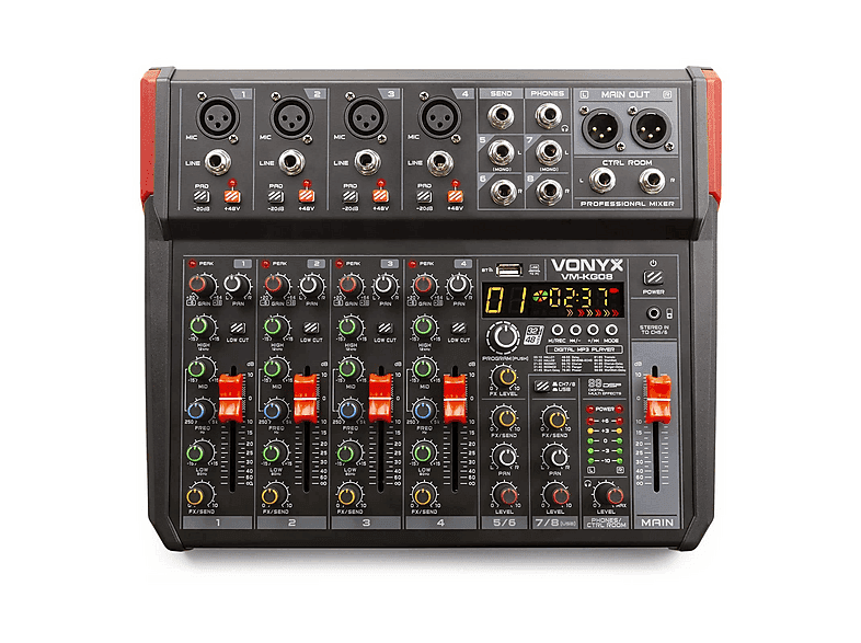 Mezcladora DJ - VM-KG08 VONYX, Black - Image 1