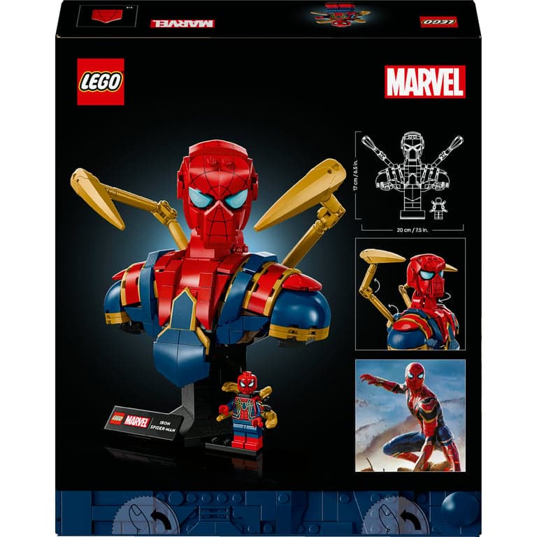 Juego de construcción Busto de Iron Spider-Man LEGO Super Hero - 76326 - Image 8