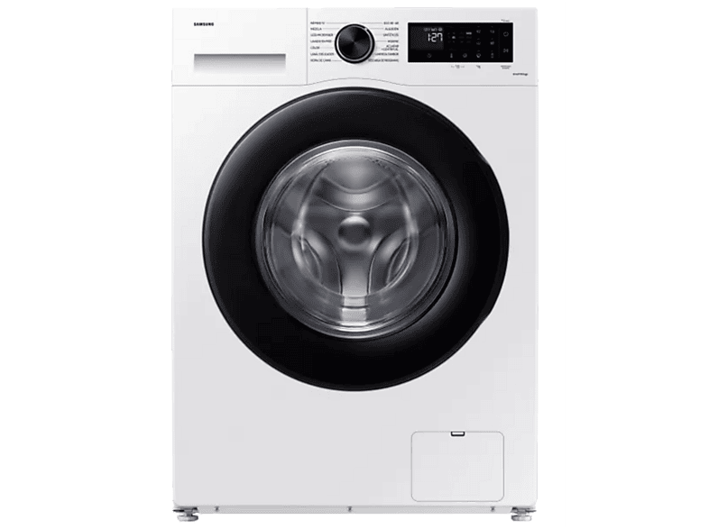 Lavadora carga frontal - Samsung WW11DG5B25AEEC, 11 kg, 1400 rpm, 14 programas, AI EcoBubble™, SmartThings™, Blanco - Image 1