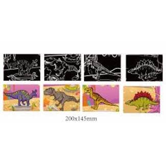 MES 4 IMAGES A GRATTER - LES DINOS - Image 2