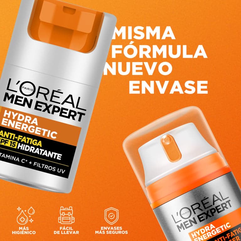 L'Oréal París    

            L'Oreal Men Expert Crema Hidratante Anti-Fatiga Hydra Energetic SPF15 - Image 5