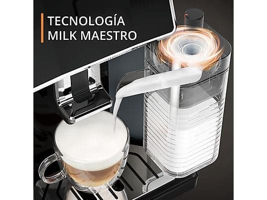 Cafetera superautomática - Krups Sensation Milk EA912B, 15 bar, 1450 W, 1.7 L, 6 modos, 2 tazas, Depósito de leche 0.3 L, Táctil, Gris - Image 3