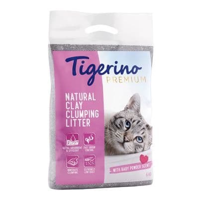 Tigerino Premium arena aglomerante con olor a talco - Image 9
