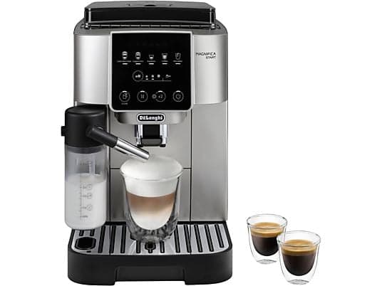 Cafetera superautomática - De'Longhi Magnifica Start Milk, ECAM220.80.SB, 1450W, 15bar, Molinillo integrado,Depósito leche,Táctil, Espumado automático - Image 2