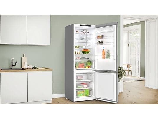 BOSCH KGN492IAF Serie 4 Kühlgefrierkombination (A, 440 l, 2030 mm hoch, Edelstahl) - Image 4