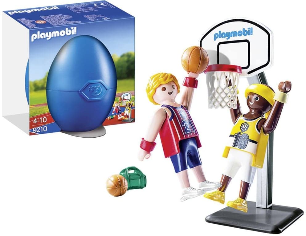 JOUEURS DE BASKET-BALL AVEC PANIER - 9210 - Image 1