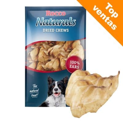Rocco Naturals snacks de orejas de buey naturales para perros - Image 1