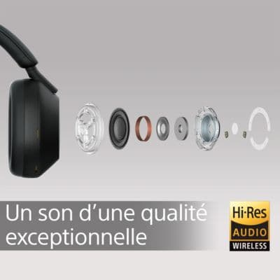 Casque SONY WH-1000XM5 Noir - Image 4