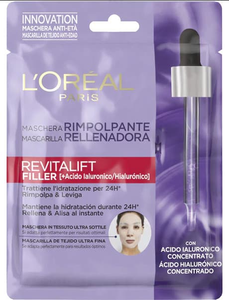 L'Oréal París    

            Revitalift Filler Mascarilla Rellenadora con Ácido Hialurónico Concentrado - Image 2