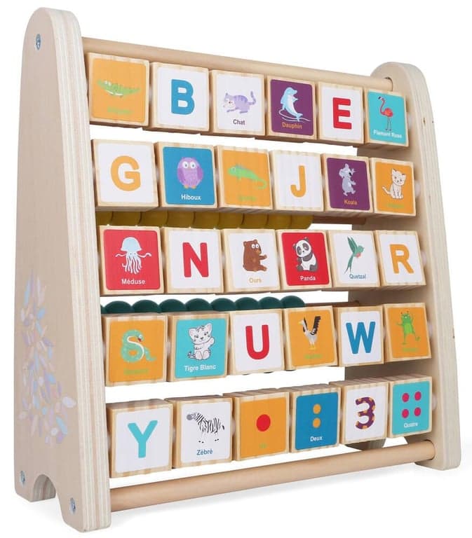 IMAGIER BOULIER ALPHABET EN BOIS - Image 1