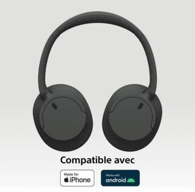 Casque SONY WH-CH720N Noir - Image 2