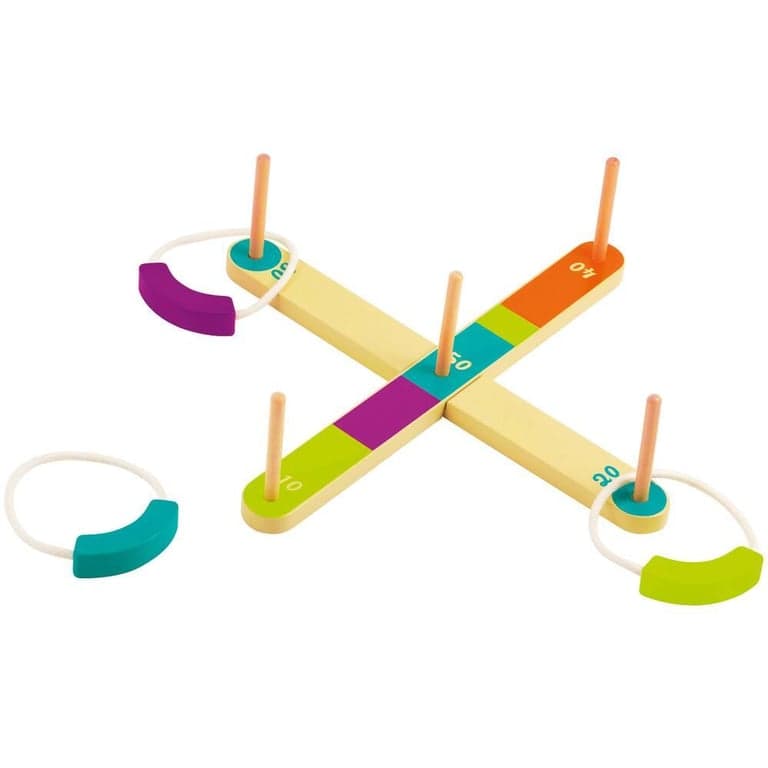JEU D'ANNEAUX EN BOIS - Image 1