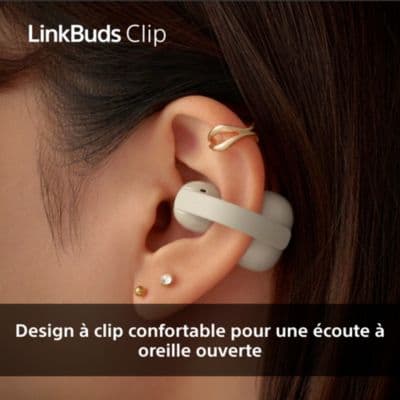Ecouteurs SONY Linkbuds Clip Vert - Image 3