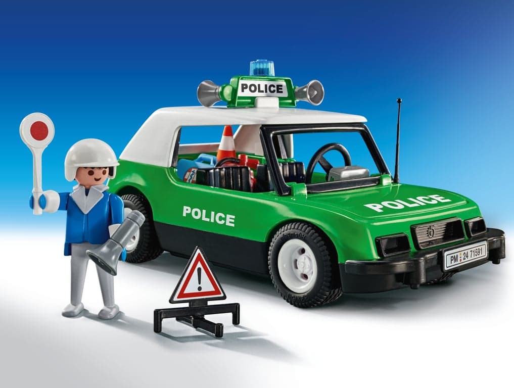 Coche policía clásico Playmobil 50th Anniversary - Image 5