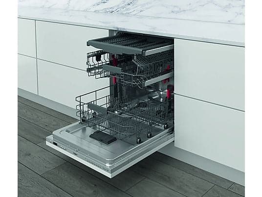 Lavavajillas integrable - Whirlpool WI 7020 PF, 14 cubiertos, 8 programas, 60 cm, Tercera bandeja, PowerClean Pro, Sin panelar - Image 5