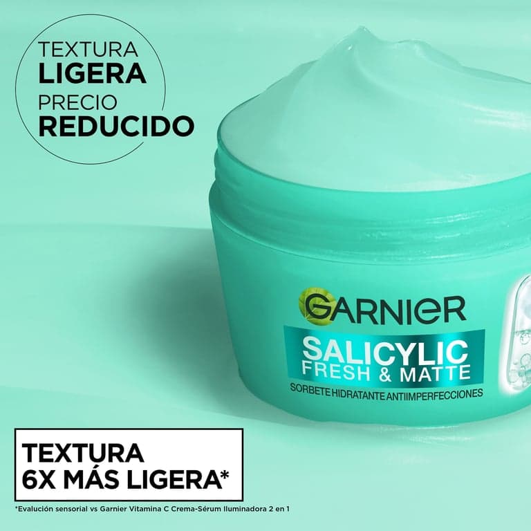 Garnier    

            Salicylic Fresh&Matte Sorbete Hidratante Antiimperfecciones - Image 3