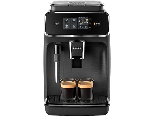 Cafetera superautomática - Philips EP2220/10, Molinillo integrado, Espumador de leche clásico, Filtro AquaClean, 1500W, 15 bar, 2 tazas, Negro - Image 2