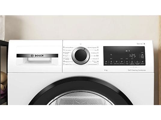 Secadora bomba de calor - Bosch WQG245D0ES, Serie 6, 9 kg, 15 programas, AutoDry, Condensador Autolimpiante, Blanco - Image 4