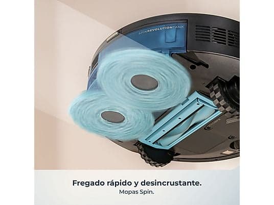 Robot friegasuelos - Cecotec Conga M100 Spin AI, Navegación inteligente IA, Programable, Negro - Image 6