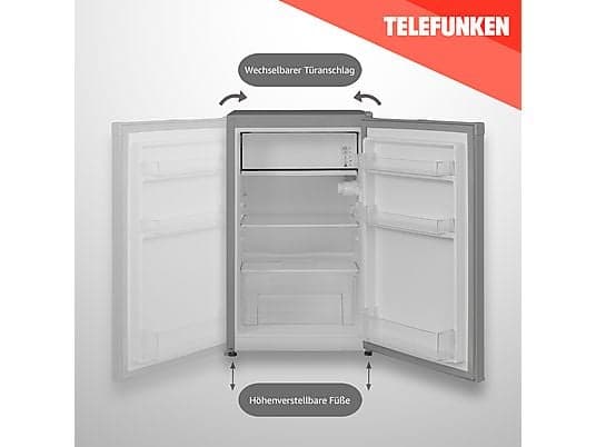 TELEFUNKEN CF-33-101-S2 Kühlschrank (E, 821 mm hoch, Silber) - Image 4