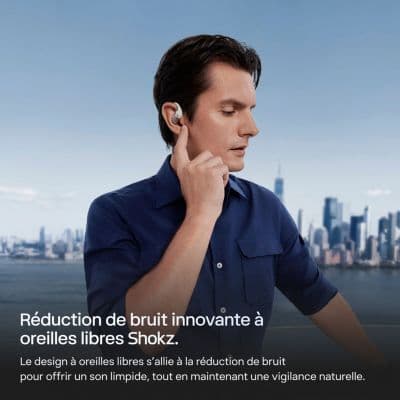 Ecouteurs SHOKZ OpenFit PRO Blanc - Image 3