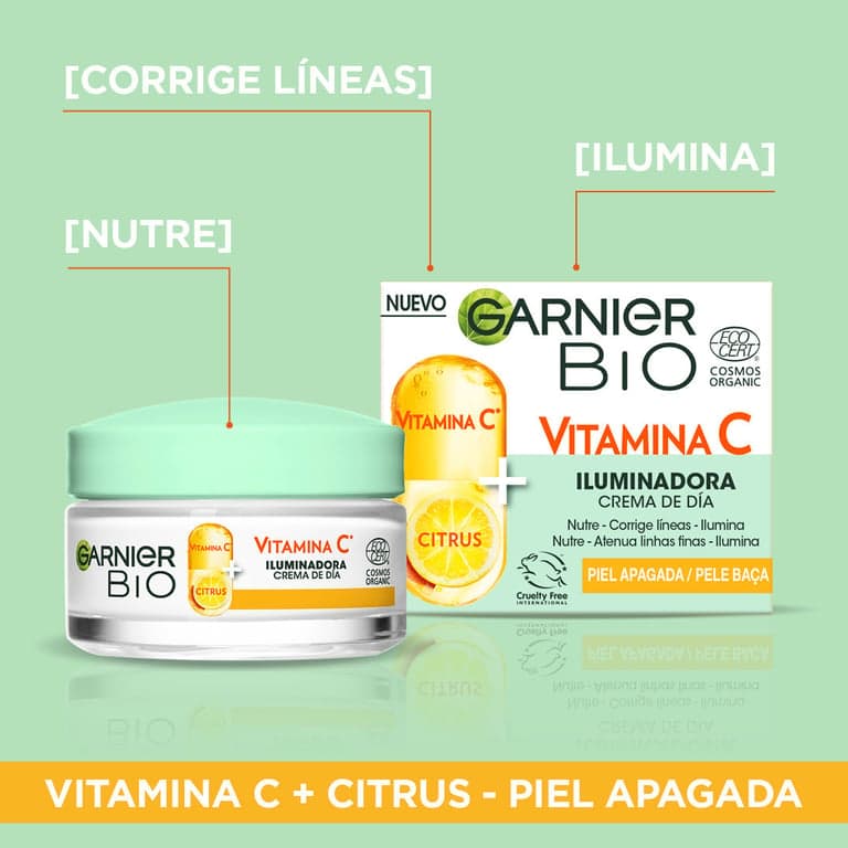 Garnier    

            BIO Vitamina C Crema Iluminadora de día - Image 4