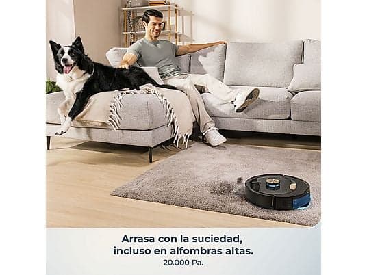 Robot friegasuelos - Cecotec Conga M100 Spin AI, Navegación inteligente IA, Programable, Negro - Image 5