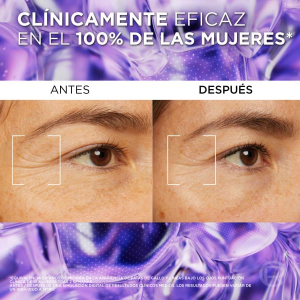 L'Oréal París    

            Contorno de ojos Serum Revitalift Filler 2,5 Ácido Hialurónico + Cafeína - Image 4