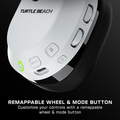 Turtle Beach Stealth 600 Console Blanc Playstation Casque Gaming sans Fil w/ 80hr Batterie, Écouteurs de 50mm et Bluetooth pour PS5, PS4, PC et Mobile - Image 7