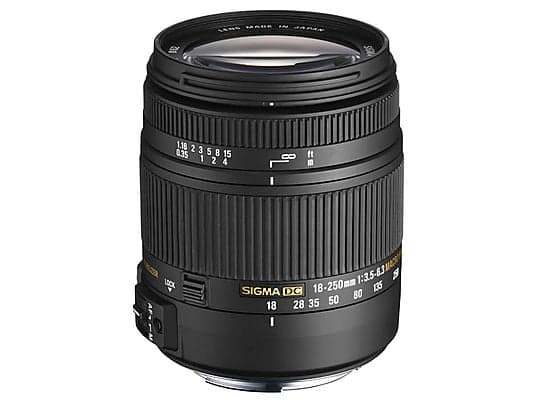 SIGMA 883954 18-250 DC MACRO OS CANON 18 mm - 250 mm f/3.5-6.3 DC, OS, HSM (Objektiv für Canon EF-Mount, Schwarz) - Image 3