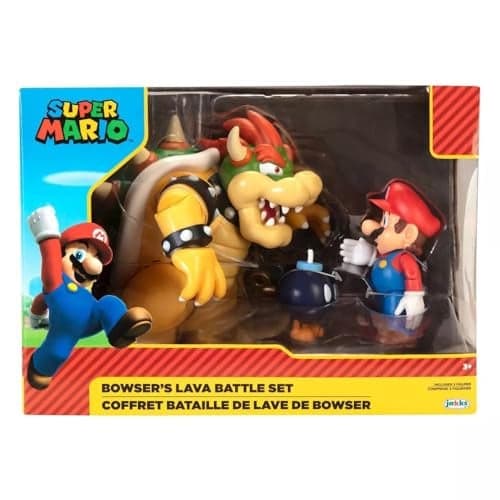 Disney Super Mario - Bataille avec Bowser - Licence Officielle - Coffret Pont Dynamique & Figurine - Son & Lumière - Lave Rougeoyante - Immersion Jeu - Dès 3 Ans - Image 5